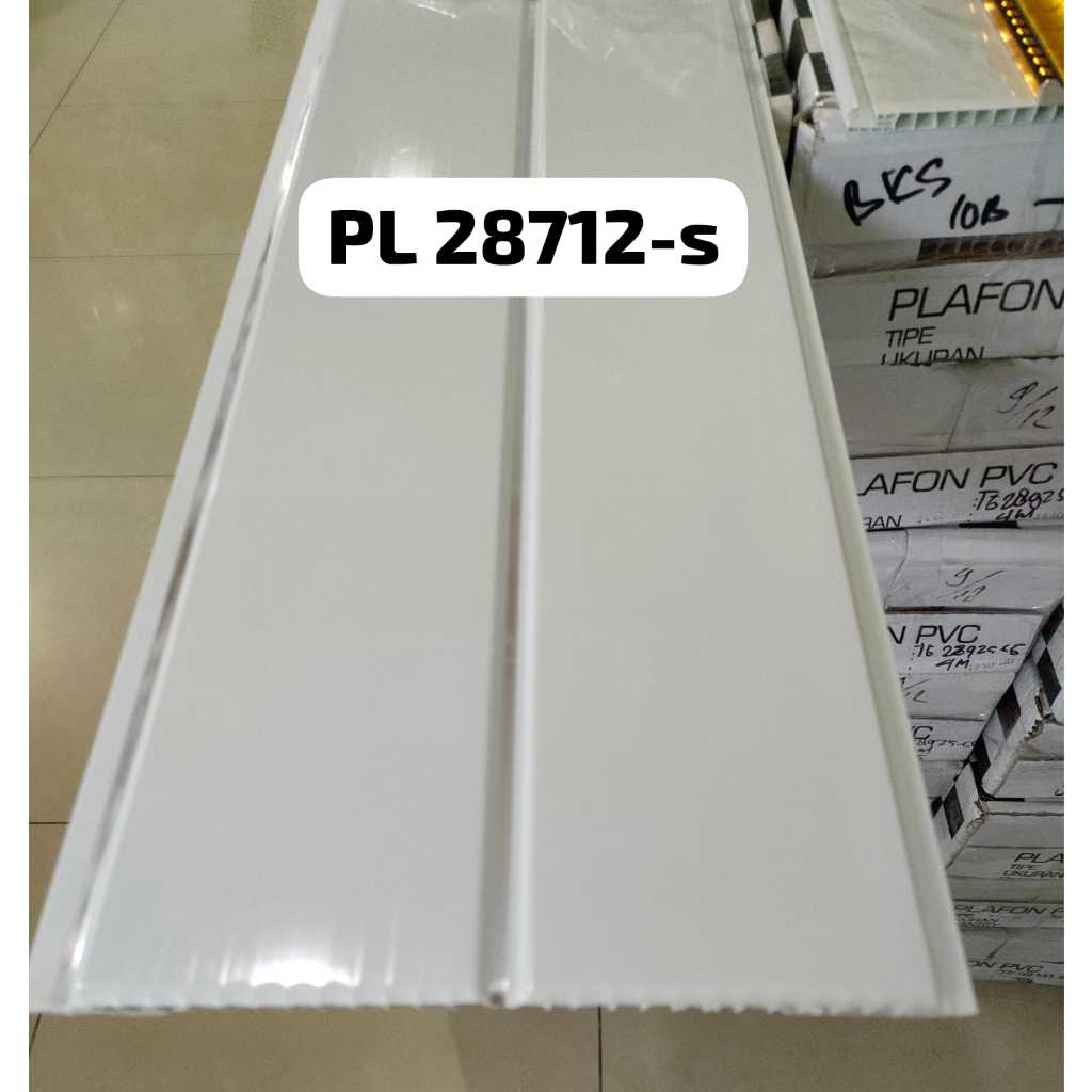 Plafon Pvc Putih Silver