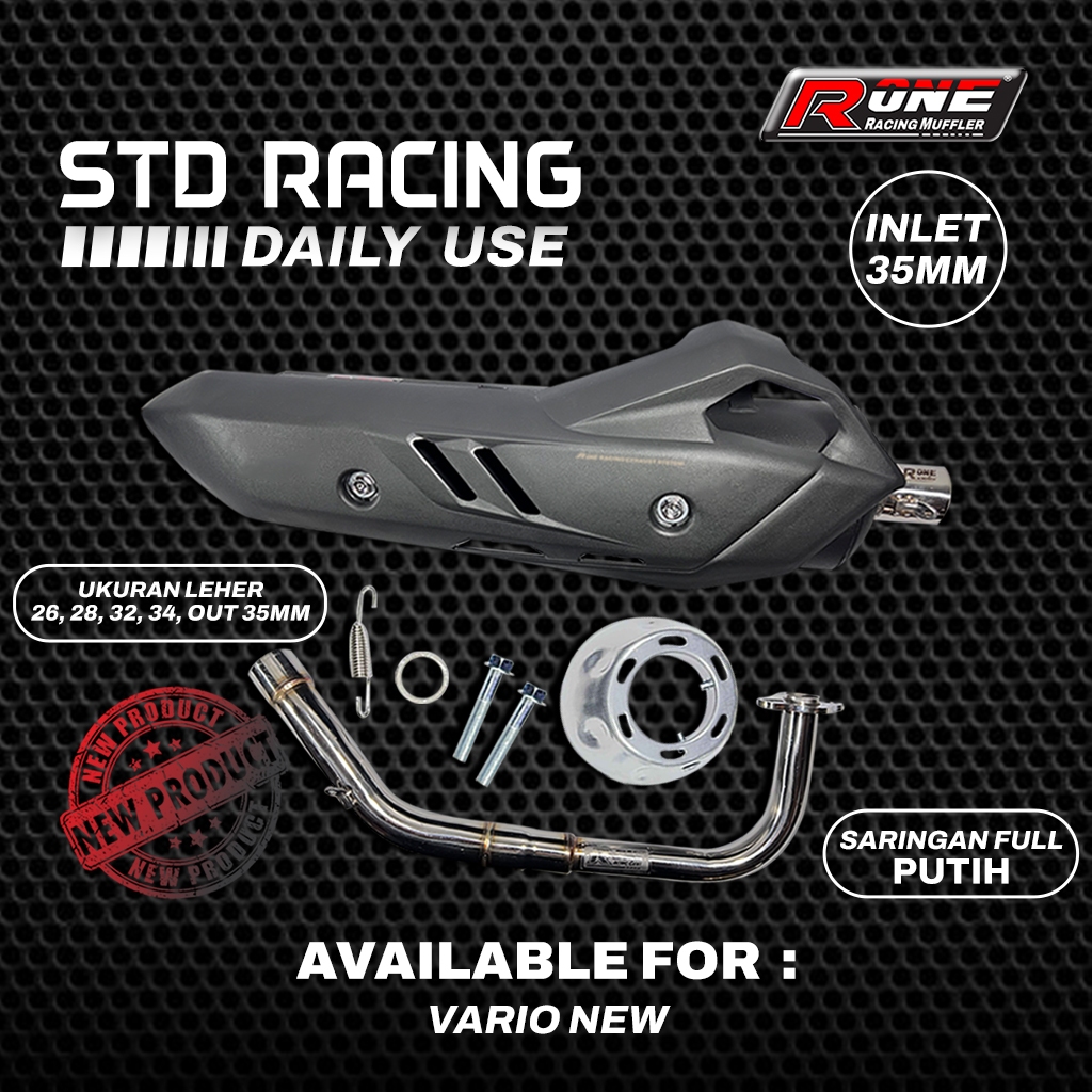 Jual Knalpot R One Racing Vario All New 125 / 150 | Shopee Indonesia