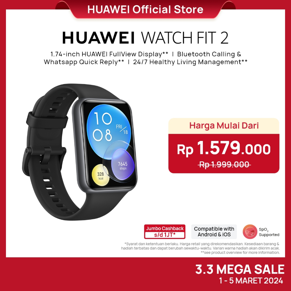 Jual huawei best sale watch fit