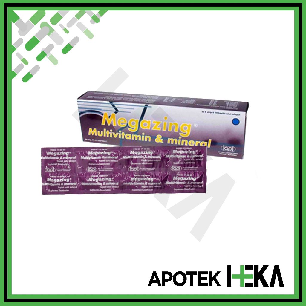 Jual Megazing Box isi 5x10 Kapsul - Multivitamin Mineral (SEMARANG ...