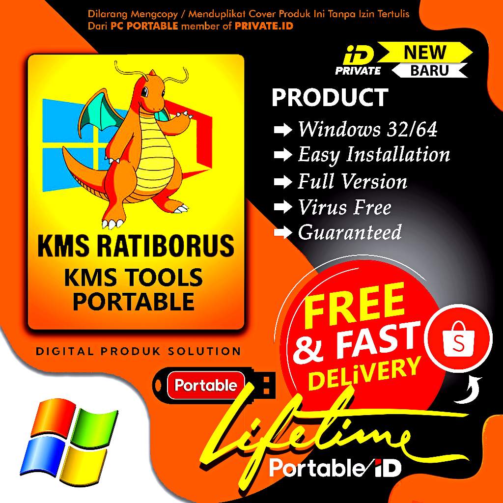 Jual Ratiborus KMS Activator Tools [Windows and MS Office Activator