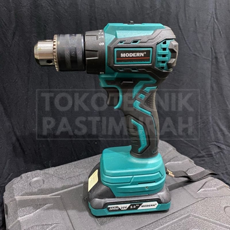 Jual Bor Cordless M17 13mm BRUSHLESS Modern M21 Tembok Beton M-17SET ...