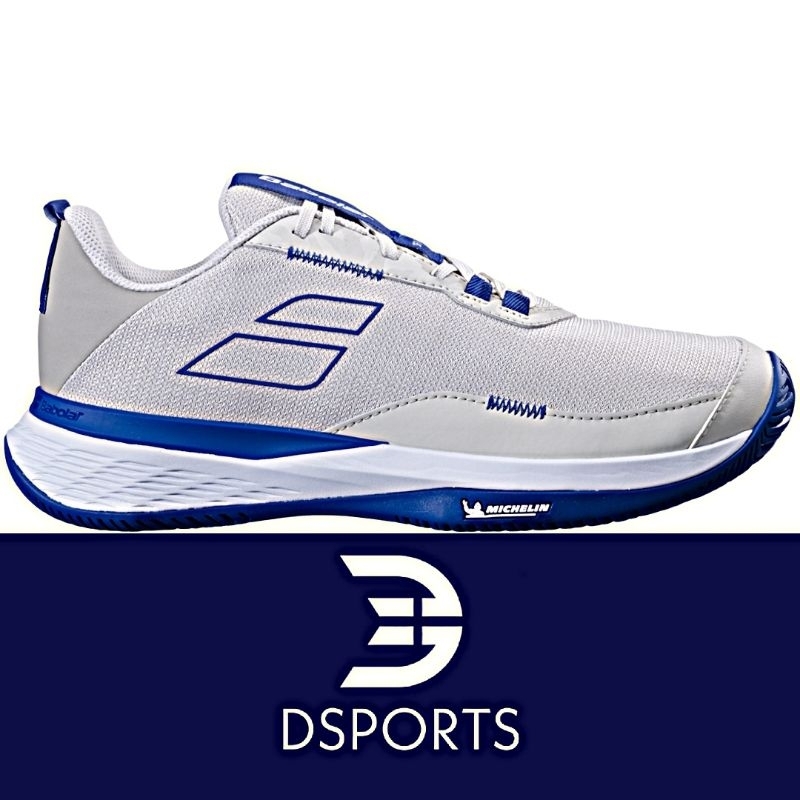Jual Babolat SFX Evo White Blue Oatmeal All Court AC ( Tennis Shoes ...