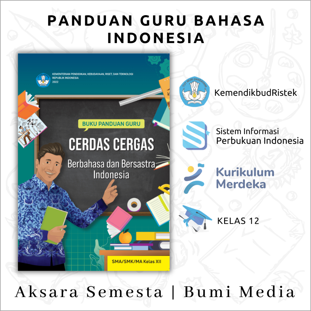 Jual Buku Panduan Guru CERDAS CERGAS Berbahasa Dan Bersastra Indonesia ...