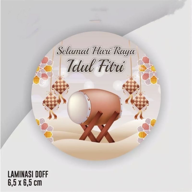 Jual Stiker Toples Lebaran / Sticker idul Fitri Hampers Lebran - Isi 10 ...