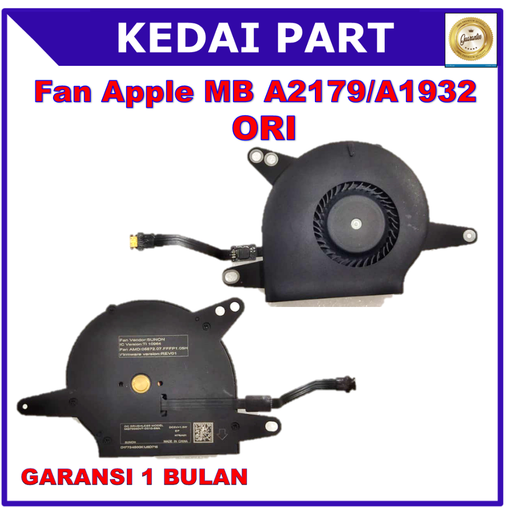 Jual Fan Apple MacBook Air Retina 13” A1932 A2179 A2337 2018 2019 2020 ...