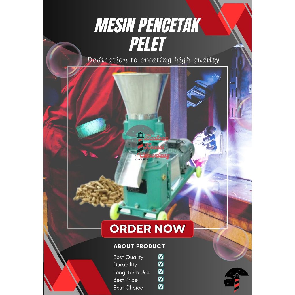Jual Mesin Pencetak Pelet - Mesin Pembuat Pelet - Mesin Pelet - Mesin