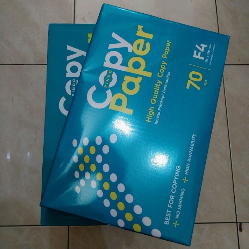 Jual (1 Rim) Kertas HVS F4 70gr Copy Paper | Shopee Indonesia