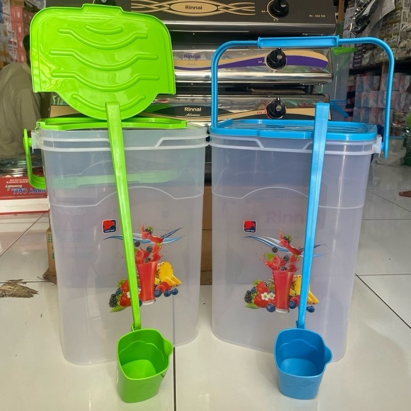 Jual Water Dispenser 30 Liter Tempat Es Buah+Gayung / Toples Es ...