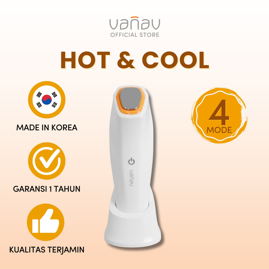 Vanav SKIN FIT Hot & Cool Facial Device – Rechargeable Heating