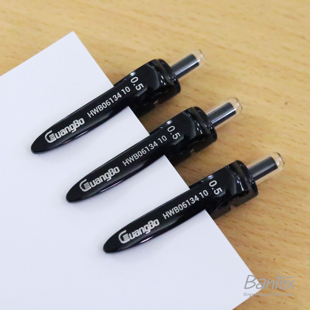 GuangBo Gel Ink Pen Pulpen Cair Pena Gel Hitam/Biru 0.5mm (1 Pack) - HWB06134 (6)