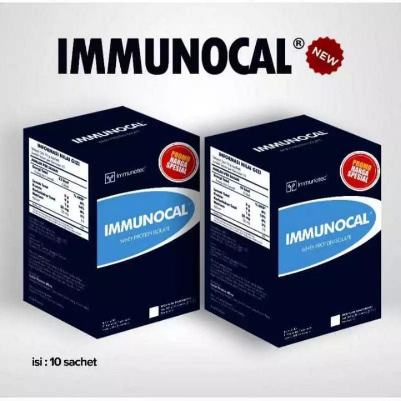 Jual IMMUNOCAL / SUSU WHEY PROTEIN ORIGINAL ISI 10 SACHET | Shopee ...