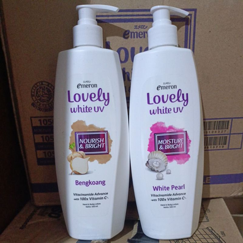 Jual HANDBODY LOTION EMERON LOVELY 500 ML HAND BODY 500ML | Shopee ...