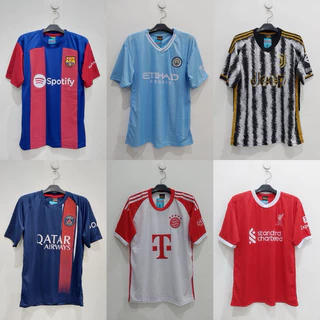 Jersey Bola Dewasa Klub Eropa Grade Lokal M L