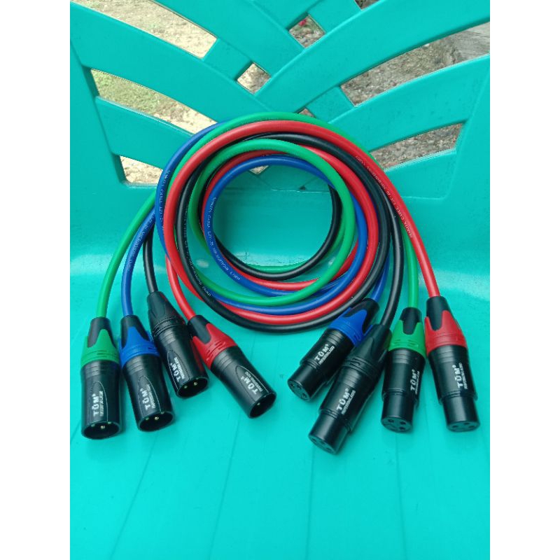 Jual Kabel Input Audio Jack Canon Xlr Tum Male To Female Lengkap Kabel