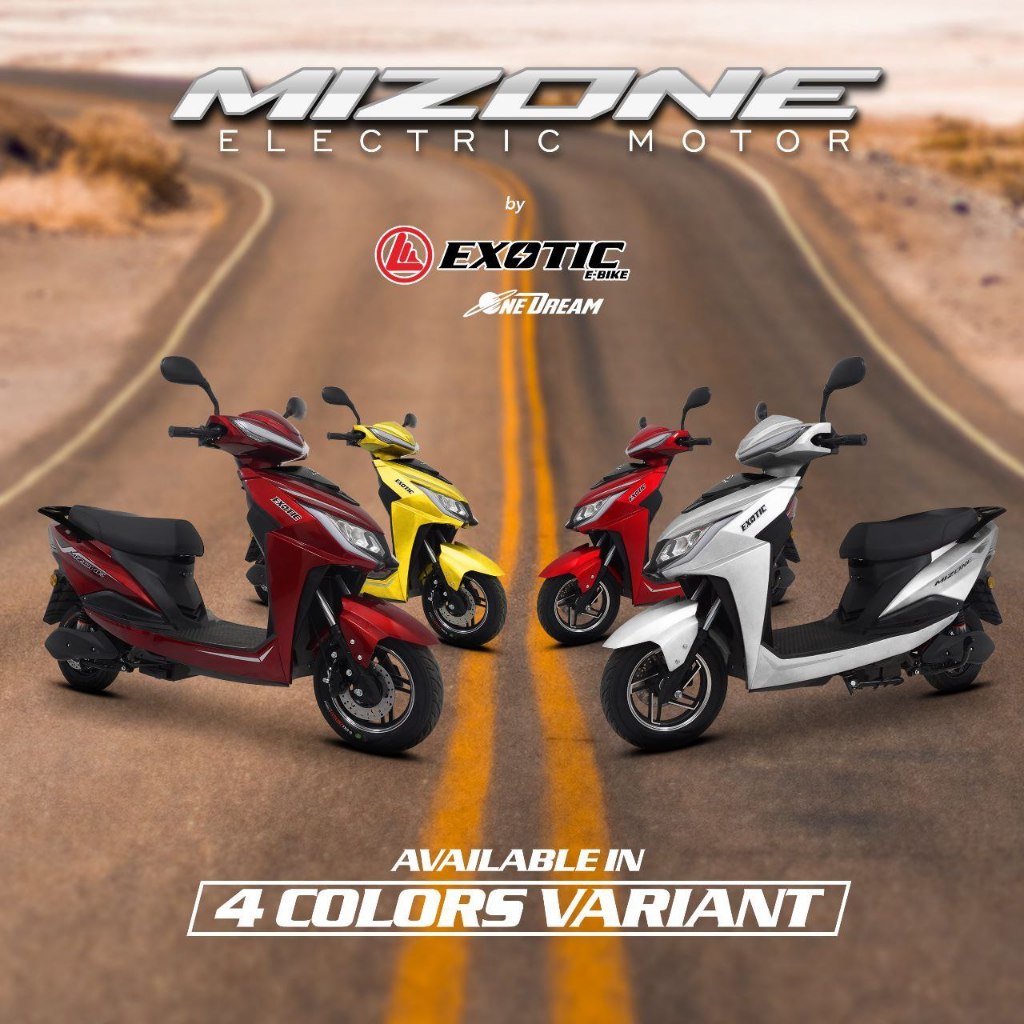 Jual Motor Listrik Exotic Mizone Molis 48V/32.2Ah 1000W | Shopee Indonesia