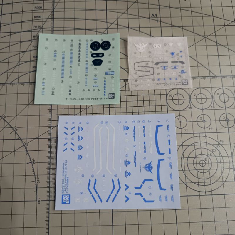 Jual BANDAI MG 1/100 GUNDAM OO 00 XN RAISER DRY WATER STIKER DECAL UNIT ...