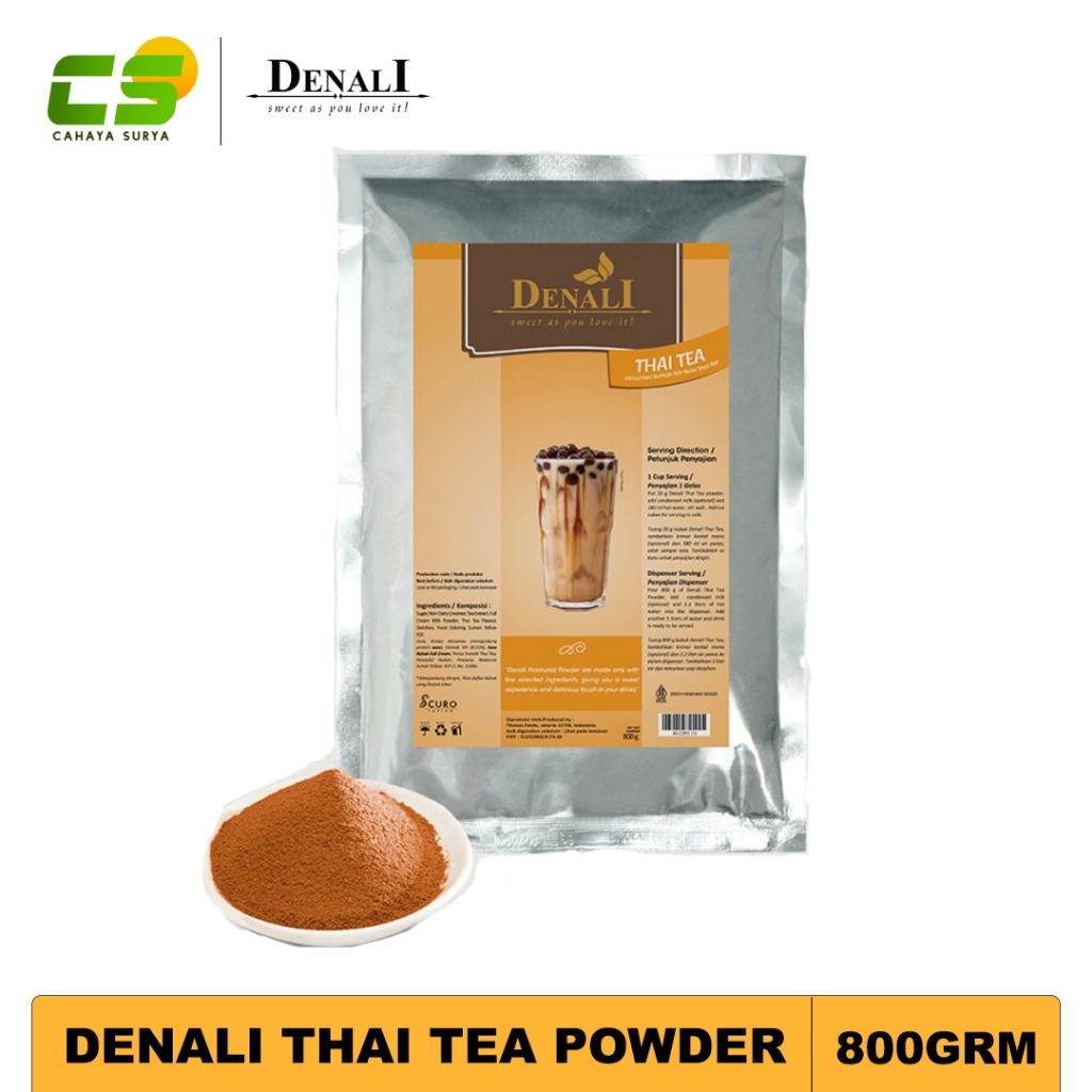 Jual Denali Powder / Bubuk Minuman - Thai Tea 800 grm (Bubuk Thai Tea ...