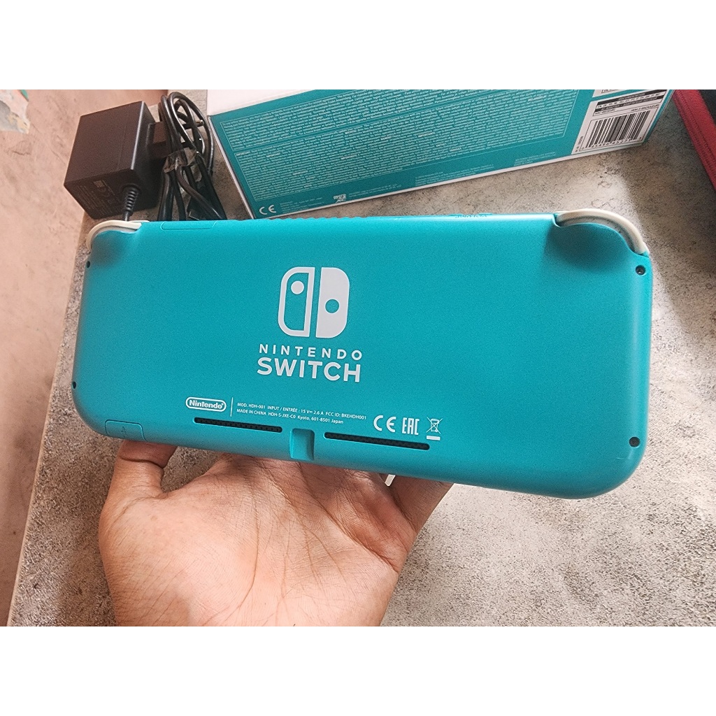 Jual Nintendo Switch Lite CFW Atmos 128GB Turquoise Fullset 00 | Shopee ...