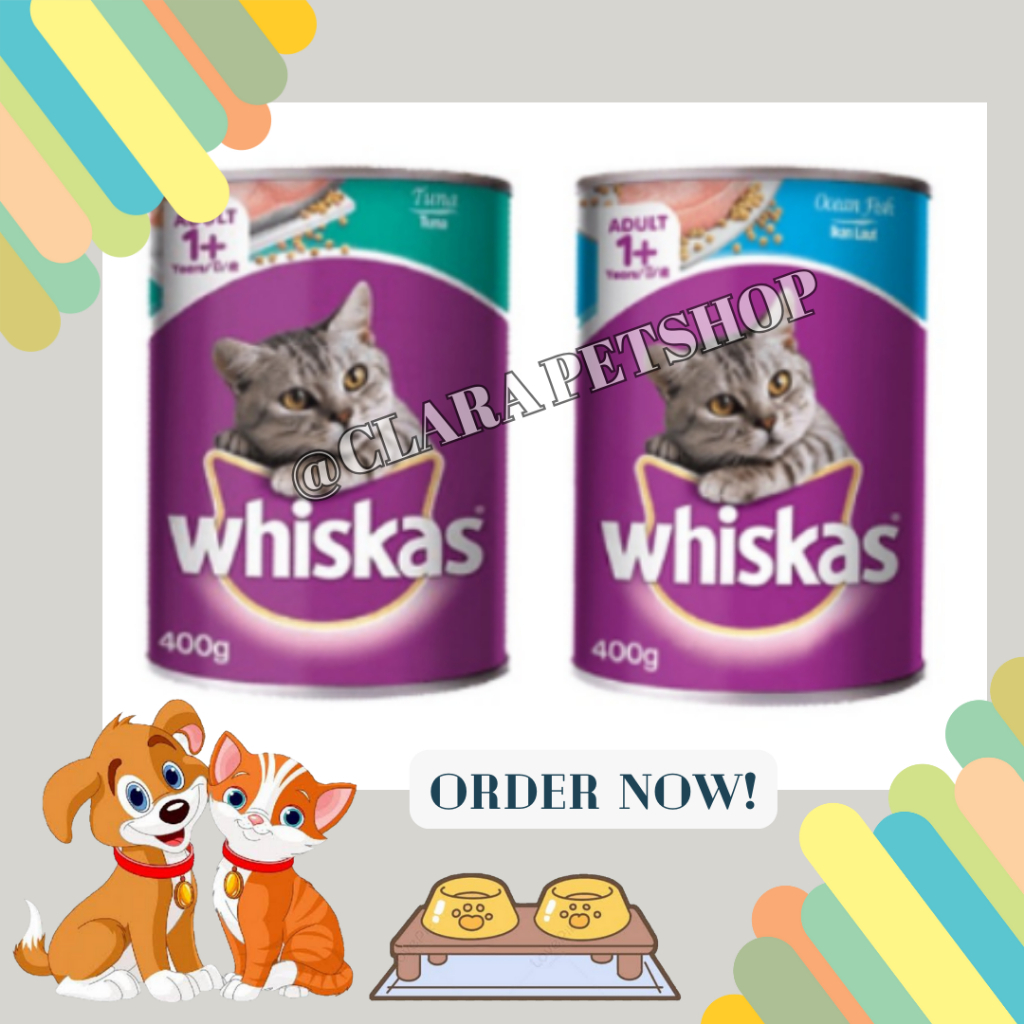 Jual WHISKAS KALENG 400GR ALL VARIANT / MAKANAN KUCING BASAH KALENG