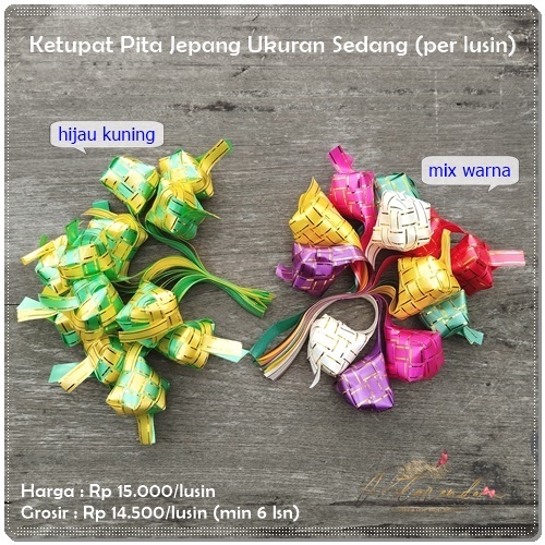 Jual Alb 05 Ketupat Pita Jepang Ukuran Sedang Per Lusin Shopee Indonesia