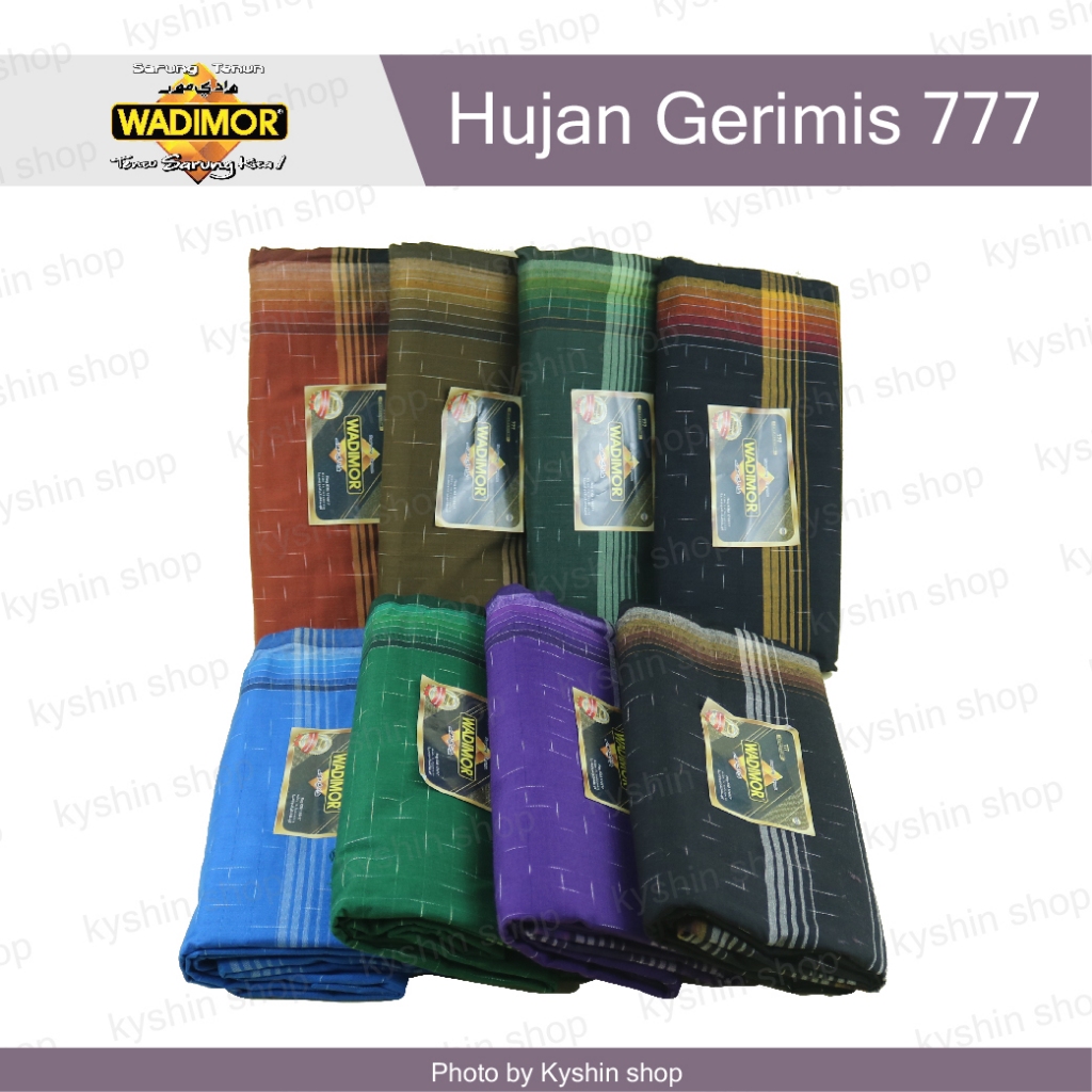 Jual SARUNG WADIMOR Hujan Gerimis 777 Sarung Tenun Sarung Sholat Dewasa ...