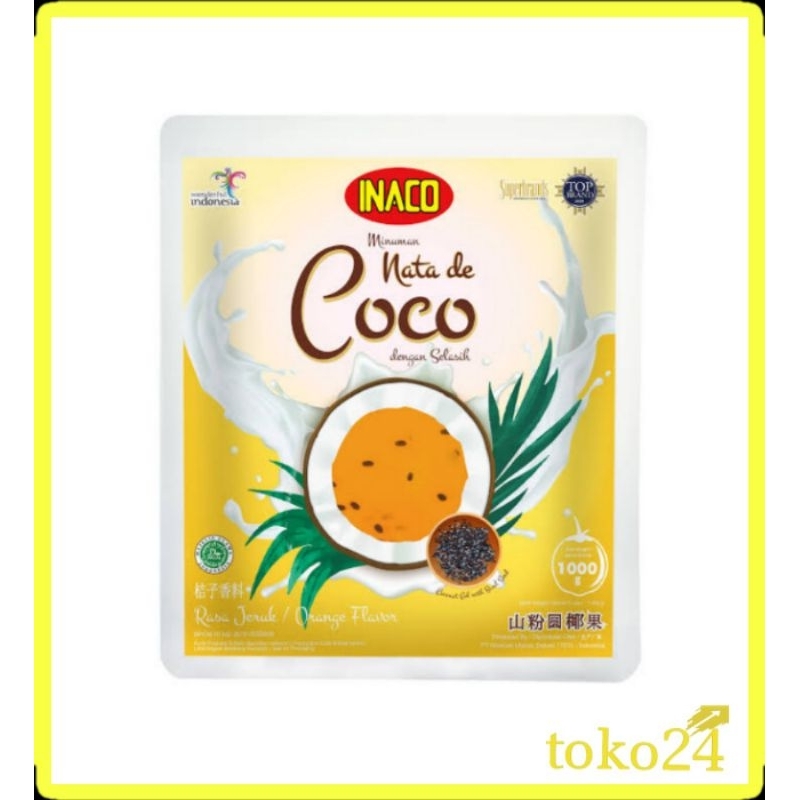 Jual Inaco Nata De Coco Dengan Selasih 1 kg | Shopee Indonesia