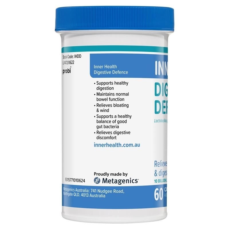 Jual Inner Health Digestive Defence Probiotics 30/60 Capsules | Shopee ...
