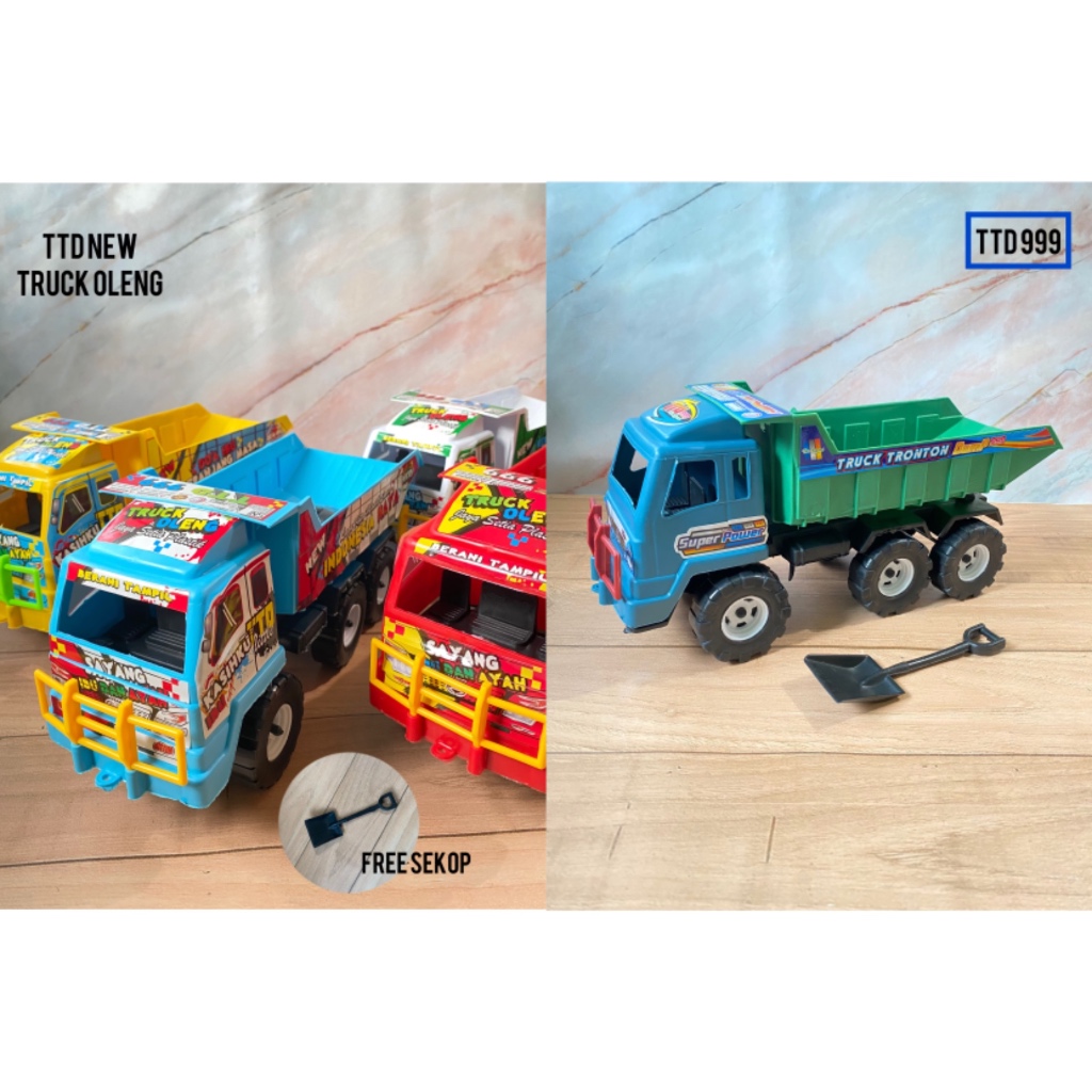 Jual Mainan Anak Mobil Dump Truck Tronton Truk Oleng Pengangkut Pasir ...