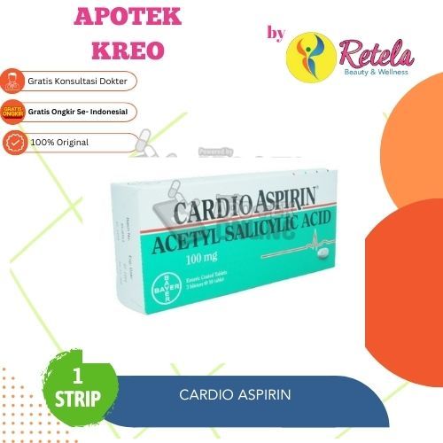 Jual Cardio Aspirin 100mg 1 Blister Isi 10 Tablet Shopee Indonesia