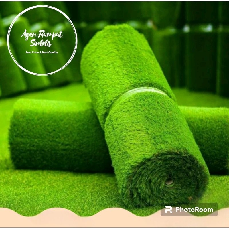 Jual KARPET RUMPUT SINTETIS 1 ROLL 1X5 METER TIPE SWISS TEBAL 3 CM ...