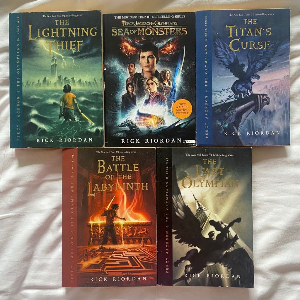 Jual [english] Bestseller Buku Seri Percy Jackson Rick Riordan The