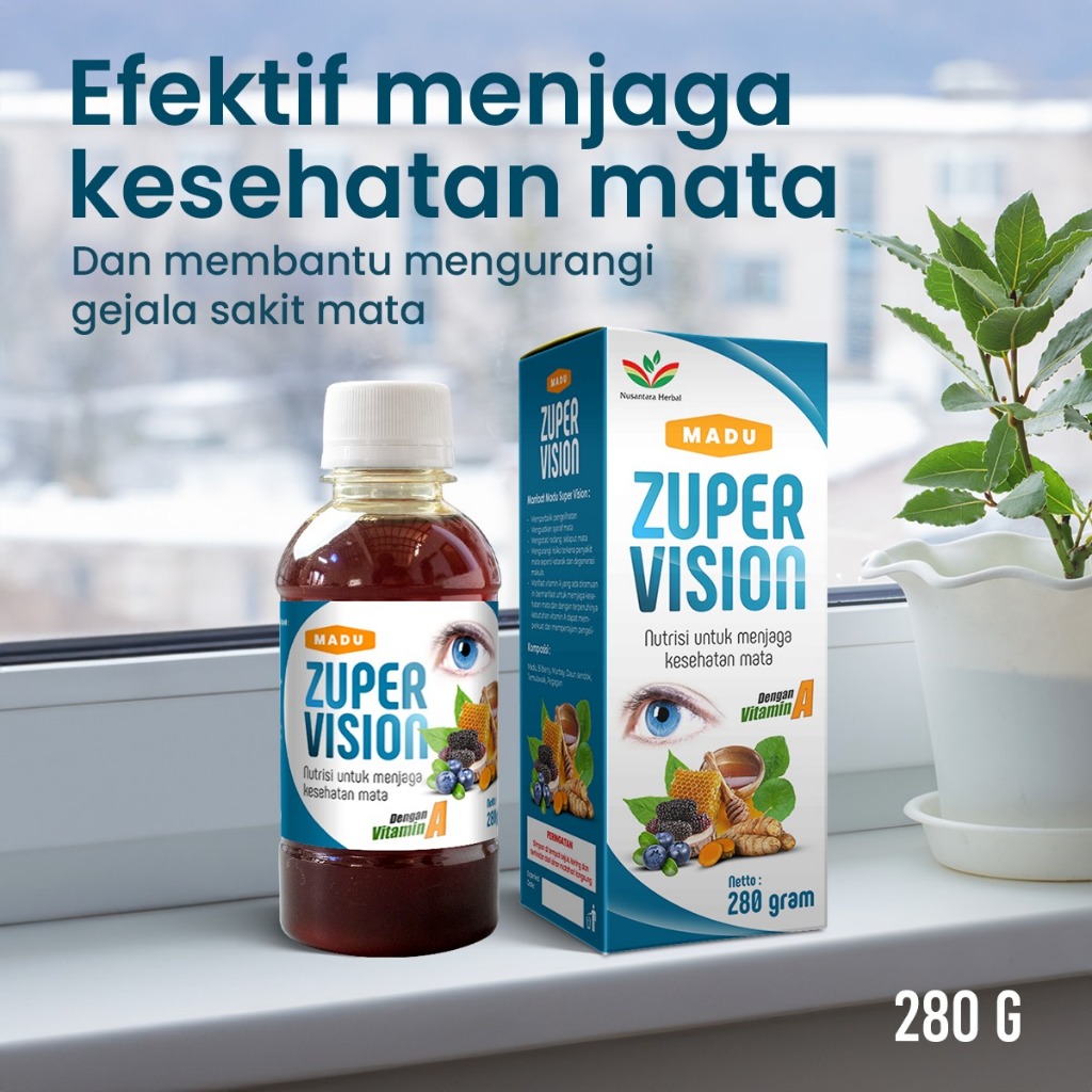Jual Madu Super Vision untuk mata Zuper Vision BPOM Nutrisi Kesehatan ...