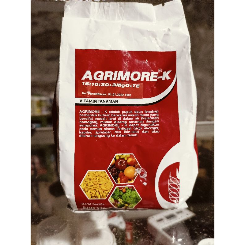Jual vitamin tanaman AGRIMORE-K berat 500 gr | Shopee Indonesia