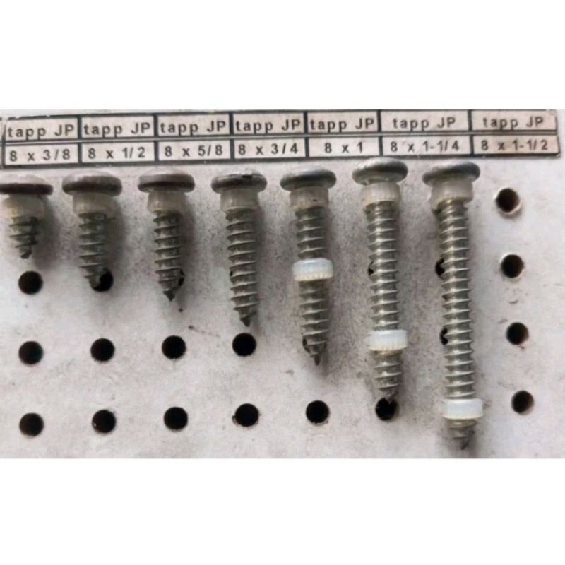 Jual Baut Cacing JP 8 (1 Pack isi 100) | Shopee Indonesia