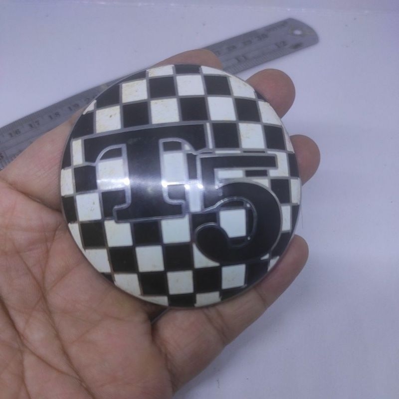 Jual T5 Pole position Excel Badge Sticker Metal 3D Vespa lambretta 80s ...