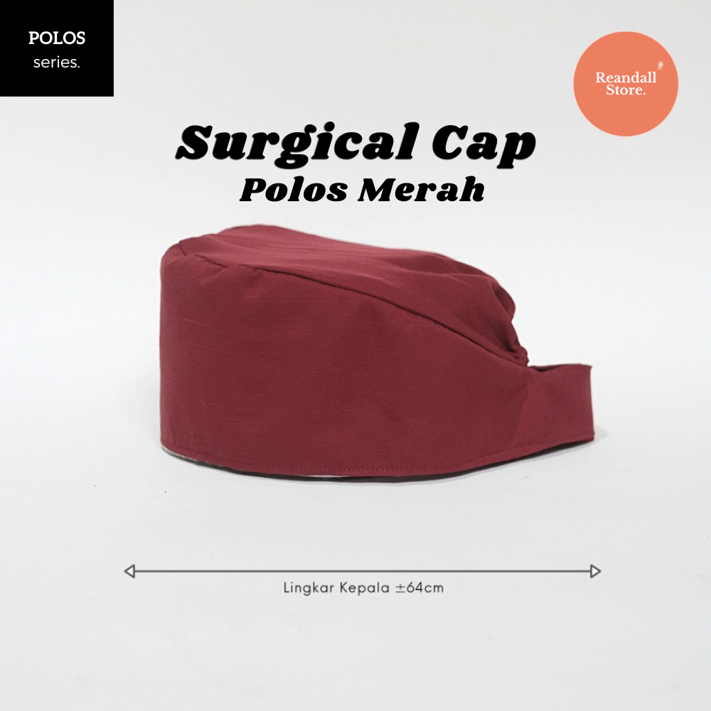 Jual (T) Surgical Cap / Topi Perawat / Topi Operasi / Topi Koki / Topi ...