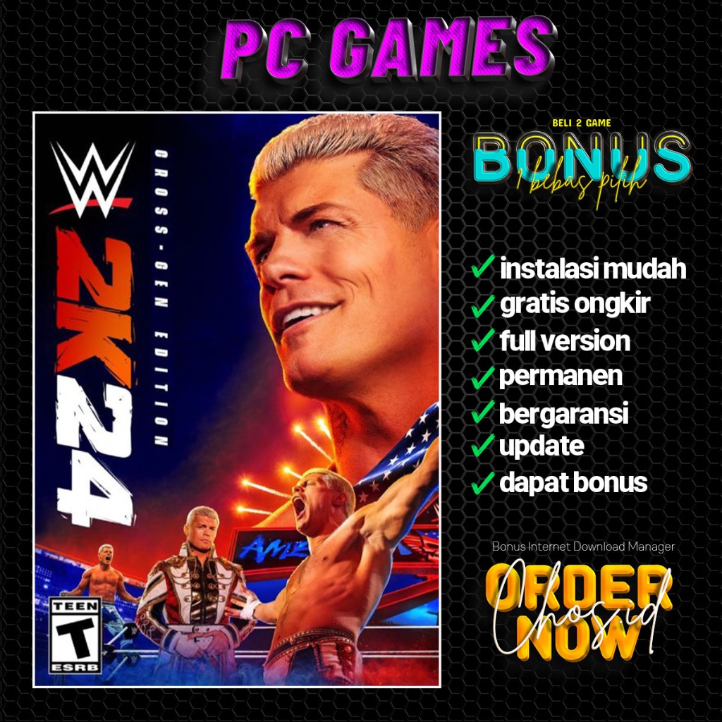 Jual WWE 2K24 Deluxe Edition | Game PC - Laptop | Shopee Indonesia