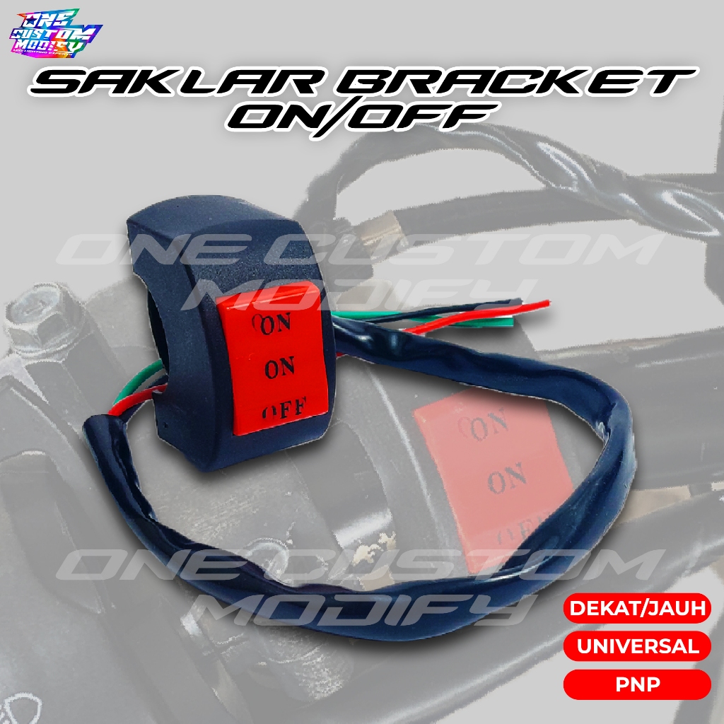 Jual Saklar Brecket Stang Mode Fungsi On Off Universal Motor Shopee Indonesia