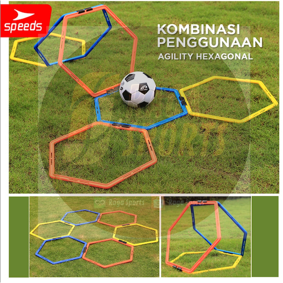 Jual RAGA SPORTS Hexagonal Octagonal Agility Ladder Hexagon Ring ...