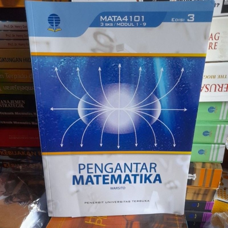 Jual Buku Pengantar Matematika MATA4101 Edisi 3 By Warsito | Shopee ...