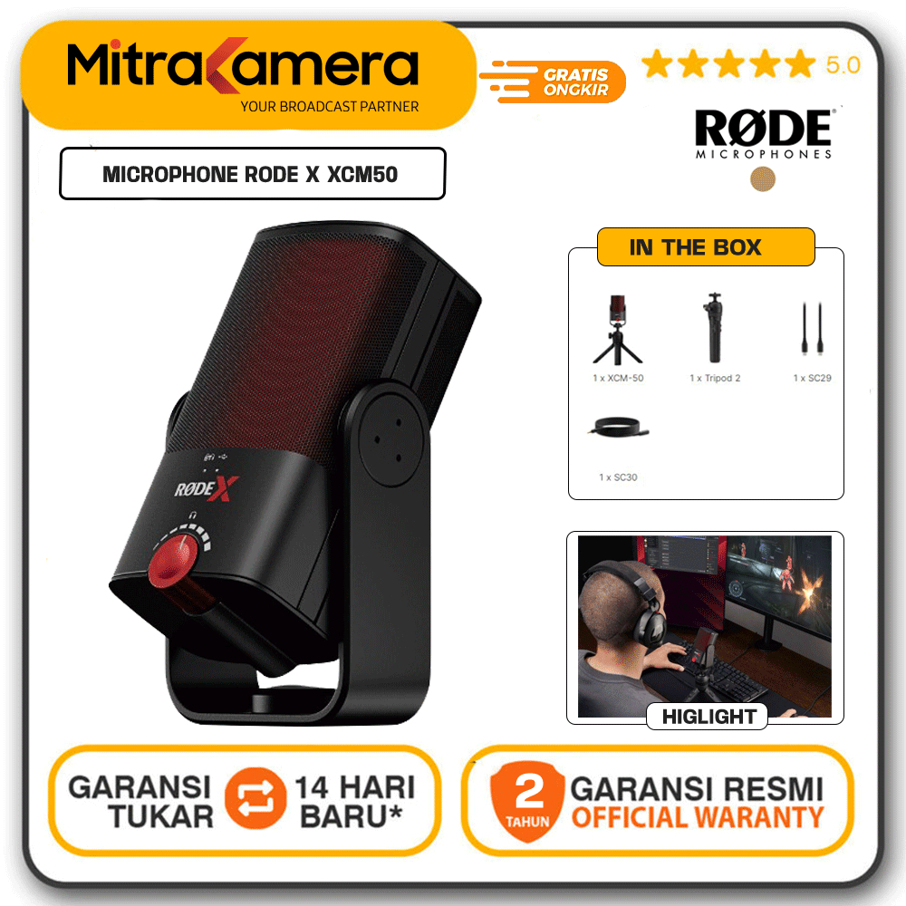 Jual RODE X XCM-50 Compact USB-C Condenser Microphone | Shopee Indonesia