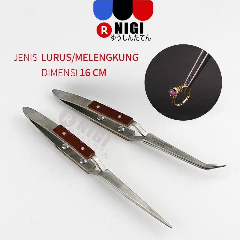 Jual NIGI Pinset Kunci Silang/ Perbaikan Perhiasan/ Bahan Stainless ...