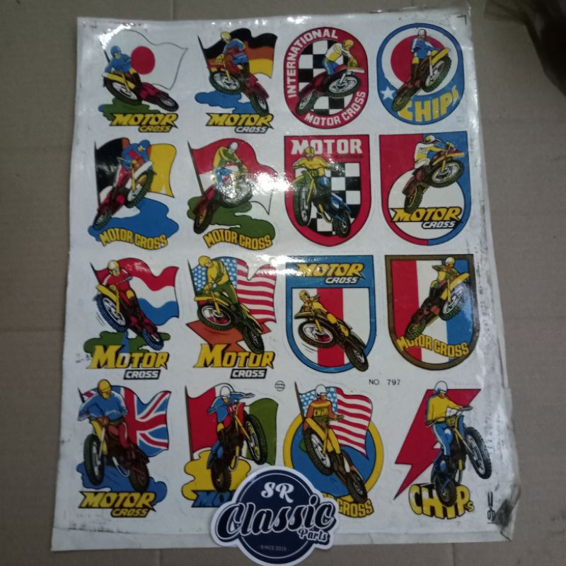 Jual sticker gambar anti luntur jadul lawas new old stok | Shopee Indonesia