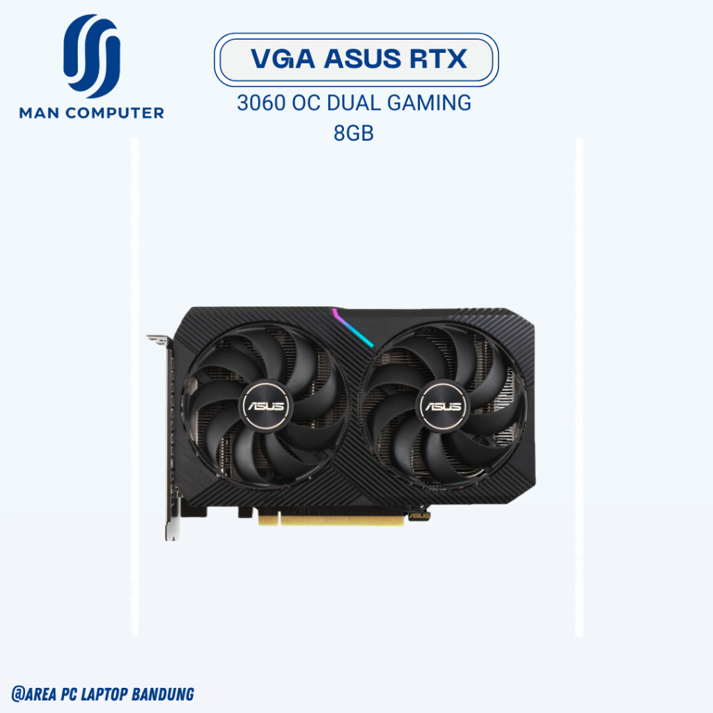 Jual ASUS Dual GeForce RTX 3060 OC Edition 8GB GDDR6 | Shopee Indonesia