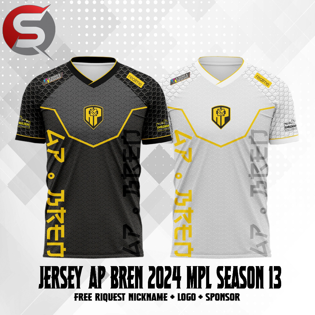 Jual JERSEY Baju Kaos AP BREN 2024 terbaru MPL PH Season 13 ( free ...