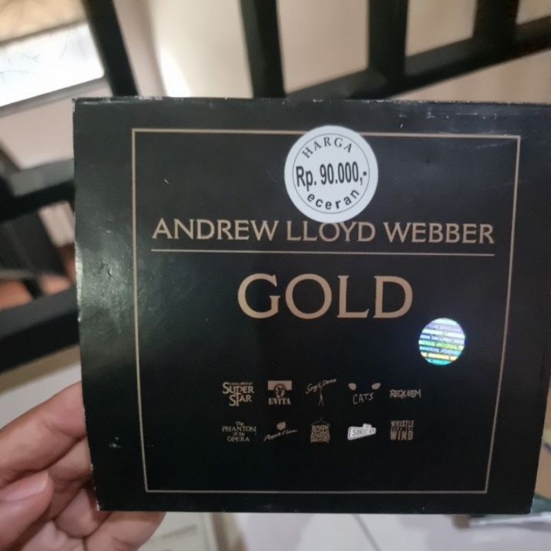 Jual Original CD Andrew Lloyd Webber GOLD HIT SINGLE COLLECTION ...