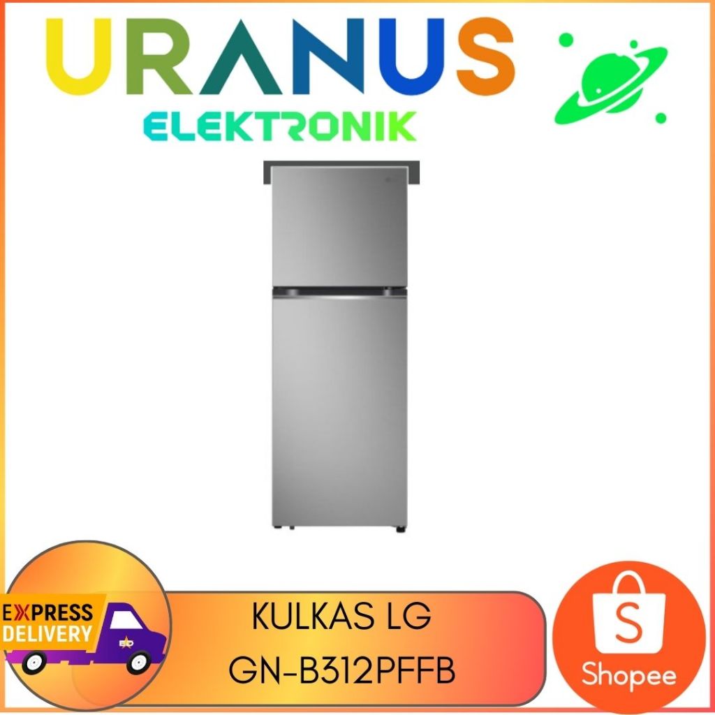 Jual LG GN-B312PFFB Kulkas LG 2Pintu Kapasitas 315Liter Linear Cooling ...