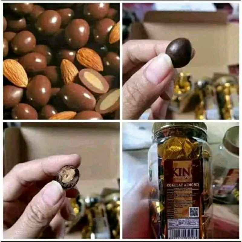 Jual Cokelat Almond Cashew Bisco Coklat Kurma Bonibol Viral Coklat Dking Musdalifah 1 Toples 9309