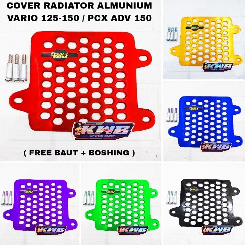 Jual Stok Ready Cover Radiator Hrc Vario Pcx Adv Cnc Cover Radiator Hrc Vario